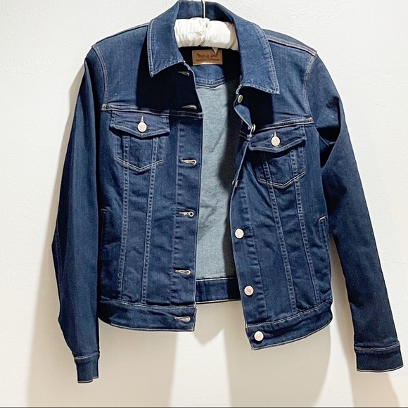 LEVI’S Women's EX-BOYFRIEND Denim TRUCKER Jacket - Picture 2 of 10